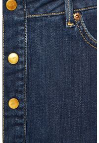 Pepe Jeans - Sukienka jeansowa Flame. Okazja: na co dzień. Kolor: niebieski. Materiał: tkanina. Długość rękawa: na ramiączkach. Wzór: gładki. Typ sukienki: proste. Styl: casual #2