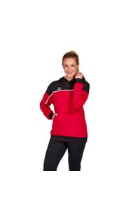 ERIMA - Sweat bluza z kapturem dla kobiet Erima Change. Typ kołnierza: kaptur. Kolor: czerwony, wielokolorowy, czarny. Materiał: polar. Sezon: zima #1