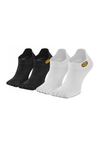 Vibram Fivefingers Zestaw 2 par niskich skarpet unisex No Show S15N12P Czarny. Kolor: czarny. Materiał: materiał #1