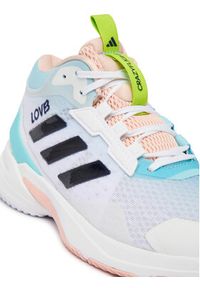 Adidas - adidas Buty halowe Crazyflight 6 Mid HQ0112 Biały. Kolor: biały. Materiał: materiał #5