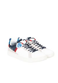 North Sails Sneakersy | TW-01 RECY-013 | Mężczyzna | Biały, Czerwony, Granatowy. Kolor: niebieski, biały, wielokolorowy, czerwony. Materiał: materiał, skóra ekologiczna. Wzór: aplikacja, kolorowy #1