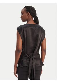 Guess Bluzka W6RH19 W2612 Czarny Regular Fit. Kolor: czarny. Materiał: syntetyk #4