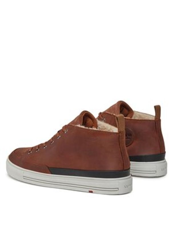 Lloyd Sneakersy Edward 23-909-01 Brązowy. Kolor: brązowy. Materiał: skóra