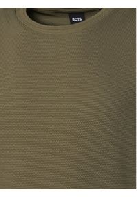 BOSS T-Shirt Tiburt 240 50452680 Zielony Regular Fit. Kolor: zielony. Materiał: bawełna