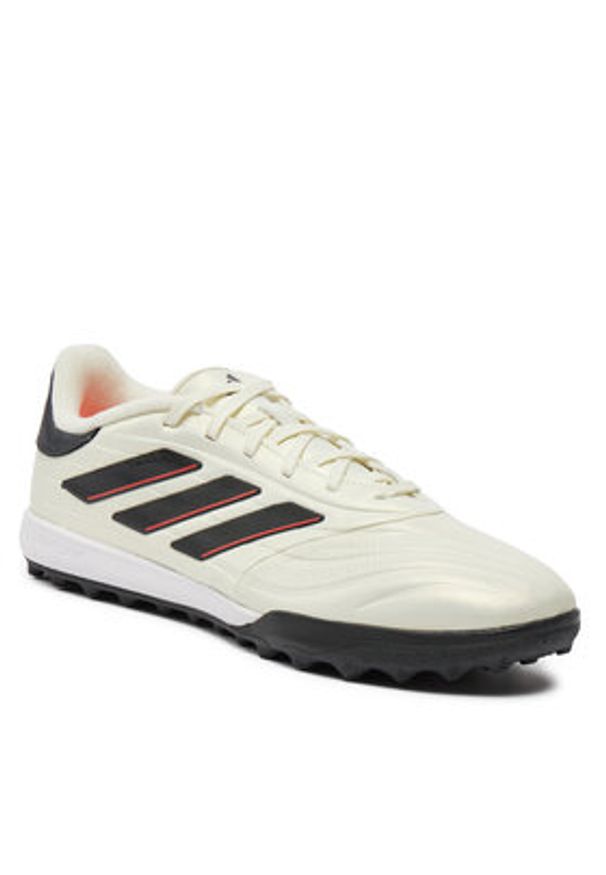 Adidas - adidas Buty do piłki nożnej Copa Pure II League Turf Boots IE4986 Beżowy. Kolor: beżowy. Materiał: skóra