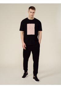 outhorn - T-shirt z nadrukiem męski. Okazja: na co dzień. Materiał: jersey, bawełna. Wzór: nadruk. Styl: casual #11