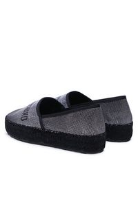 Love Moschino - LOVE MOSCHINO Espadryle JA10343G1GIGC000 Czarny. Kolor: czarny. Materiał: zamsz, skóra #2