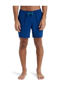 Quiksilver - Szorty kąpielowe dla Mężczyzn SURFSILK SOLID 16" Niebieski. Kolor: niebieski. Materiał: elastan, poliester, materiał. Styl: sportowy
