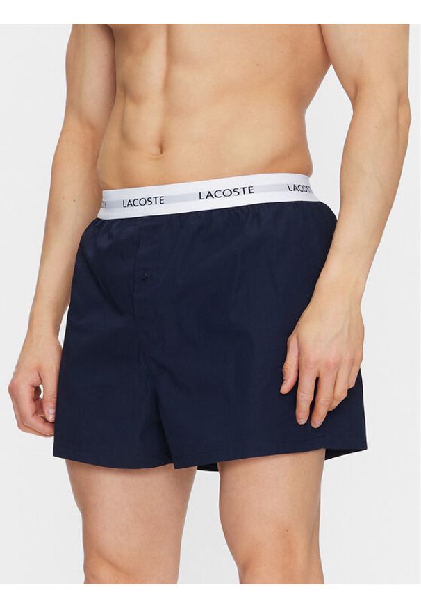 Lacoste Komplet 3 par bokserek 7H9209 Kolorowy. Materiał: bawełna. Wzór: kolorowy