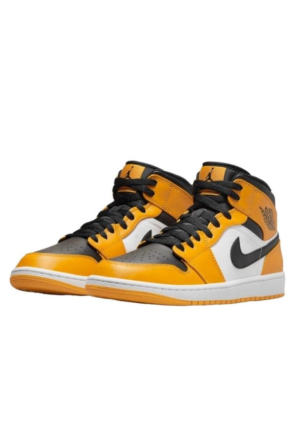 Buty do chodzenia dla dorosłych Air Jordan 1 Mid Taxi. Kolor: biały. Sport: turystyka piesza