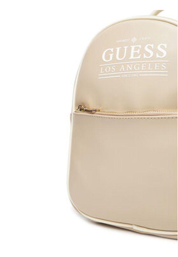 Guess Plecak V5YZ05 WHDX0 Beżowy. Kolor: beżowy. Materiał: skóra
