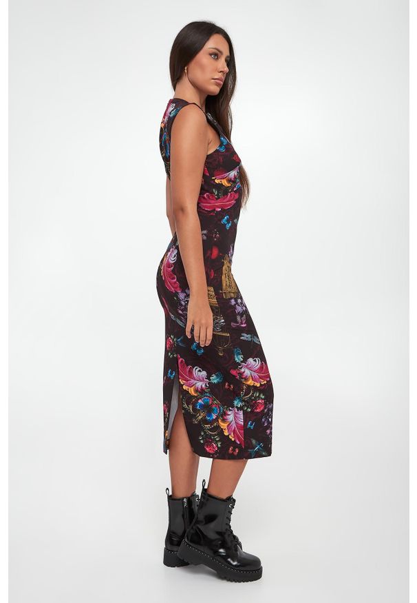 Versace Jeans Couture - Sukienka midi VERSACE JEANS COUTURE. Długość: midi