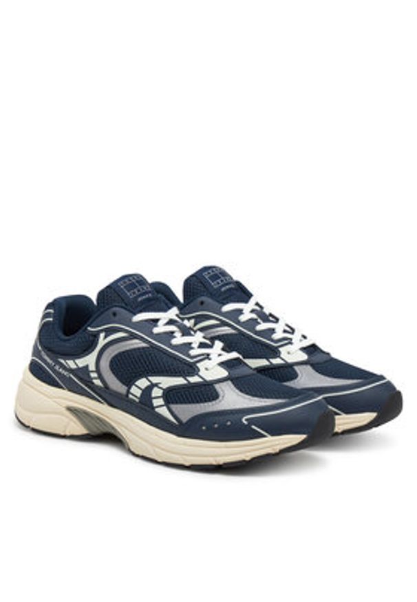 Tommy Jeans Sneakersy Archive'25 EM0EM01569 Granatowy. Kolor: niebieski. Materiał: materiał