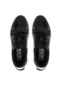 Versace Jeans Couture Sneakersy 80YA3SC4 ZSE03 Czarny. Kolor: czarny. Materiał: skóra #6
