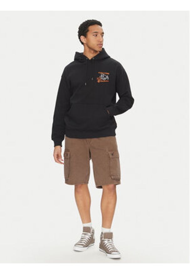 Volcom Bluza Pour Choises A4112511 Czarny Loose Fit. Kolor: czarny. Materiał: bawełna
