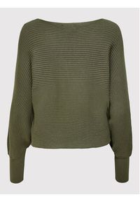 only - ONLY Sweter Adaline 15226298 Zielony Regular Fit. Kolor: zielony. Materiał: wiskoza
