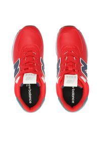 New Balance Sneakersy GC574CU Czerwony. Kolor: czerwony. Materiał: skóra. Model: New Balance 574 #3