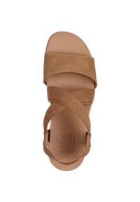 skechers - Sandały Skechers Desert Kiss Low, Kobiety. Kolor: brązowy. Materiał: materiał