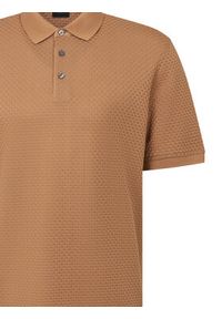 Bugatti Polo 8150-75104C Beżowy Regular Fit. Typ kołnierza: polo. Kolor: beżowy. Materiał: bawełna #3