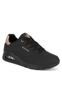 skechers - Skechers Sneakersy UNO 177094 BBK Czarny. Kolor: czarny. Materiał: syntetyk, materiał #7