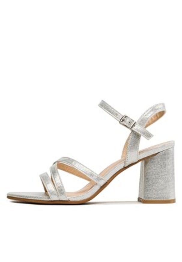 Jenny Fairy Sandały Sophia WYL3402-6 Srebrny. Kolor: srebrny. Materiał: materiał