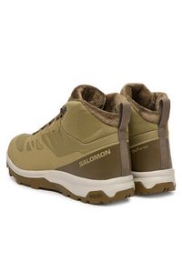 salomon - Salomon Trekkingi Outsnap Waterproof L47854000 Zielony. Kolor: zielony. Materiał: materiał. Sport: turystyka piesza #4