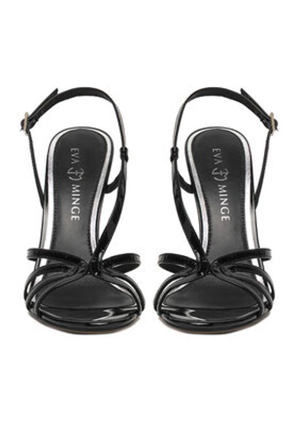 Eva Minge Sandały EO-SELA-LT934-83 Czarny. Kolor: czarny. Materiał: skóra, syntetyk