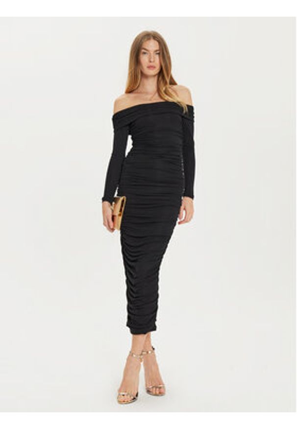 BARDOT Sukienka koktajlowa Arike 59445DB Czarny Slim Fit. Kolor: czarny. Materiał: syntetyk. Styl: wizytowy