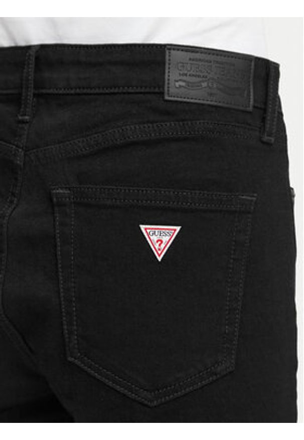 Guess Jeans Jeansy W5YA92 D6311 Czarny Skinny Fit. Kolor: czarny