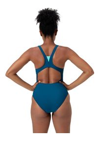 Strój kąpielowy jednoczęściowy damski na basen Speedo Solid High Neck. Kolor: niebieski