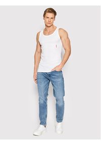 Hugo Komplet 2 tank topów 50469778 Biały Slim Fit. Kolor: biały. Materiał: bawełna