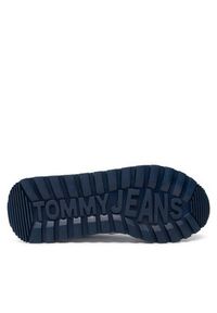 Tommy Jeans Sneakersy Leather Runner EM0EM00898 Biały. Kolor: biały. Materiał: skóra #5