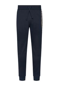 BOSS Spodnie dresowe Authentic 50554784 Granatowy Regular Fit. Kolor: niebieski. Materiał: bawełna #1