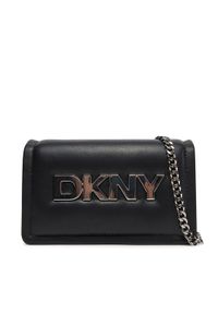 DKNY Torebka R44GZB74 Czarny. Kolor: czarny. Materiał: skórzane