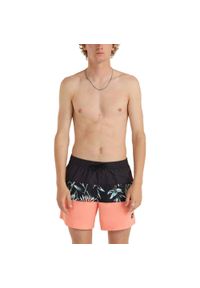 Szorty Męskie O'Neill Mix & Match Cali Block 15''. Kolor: czarny, różowy, wielokolorowy. Materiał: materiał