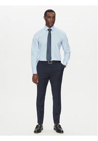 BOSS Koszula H-HANK-kent-C3-214 50538949 Niebieski Slim Fit. Typ kołnierza: kołnierzyk klasyczny. Kolor: niebieski. Materiał: bawełna #5