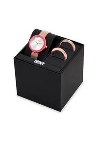 DKNY Zegarek Sasha NY6654SET Różowe złoto. Kolor: różowy, złoty, wielokolorowy #5