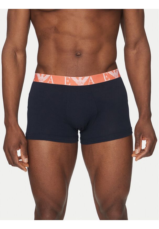 Emporio Armani Underwear Komplet 3 par bokserek EM000259 AF10778 MB139 Granatowy. Kolor: niebieski. Materiał: bawełna