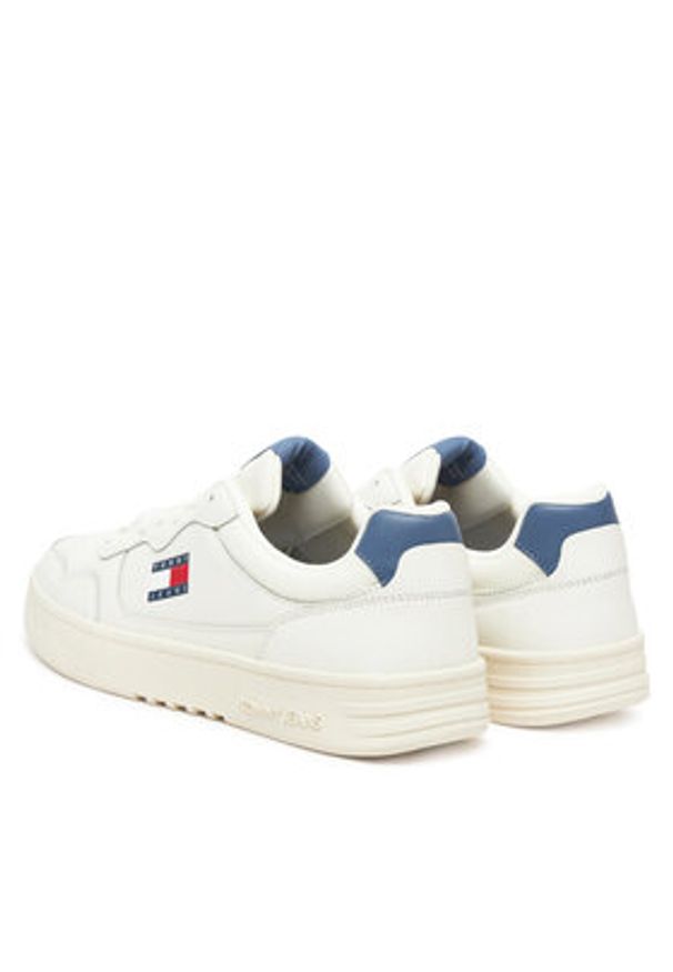 Tommy Jeans Sneakersy (New)Tjm Cupsole Leather Ess EM0EM01443 Biały. Kolor: biały. Materiał: skóra