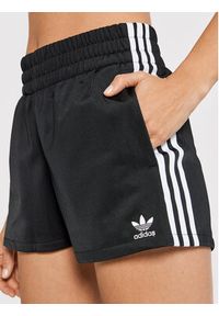 Adidas - adidas Szorty sportowe 3-Stripes FM2610 Czarny Regular Fit. Kolor: czarny. Materiał: syntetyk