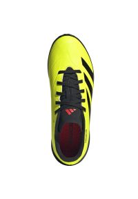 Adidas - Buty piłkarskie adidas Predator League L Tf Jr IG5444 żółte. Zapięcie: sznurówki. Kolor: żółty. Materiał: syntetyk, guma. Sport: piłka nożna #4