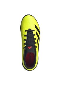 Adidas - Buty piłkarskie adidas Predator League L Tf Jr IG5444 żółte. Zapięcie: sznurówki. Kolor: żółty. Materiał: syntetyk, guma. Sport: piłka nożna