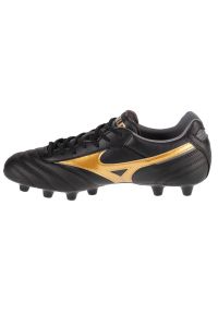 Buty piłkarskie Mizuno Morelia Ii Pro Fg M P1GA231350 czarne. Zapięcie: sznurówki. Kolor: czarny. Materiał: syntetyk, skóra, guma. Sport: piłka nożna #4