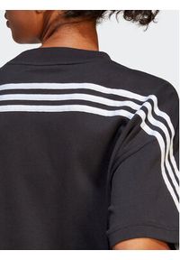 Adidas - adidas T-Shirt Future Icons 3-Stripes T-Shirt HT4695 Czarny Loose Fit. Kolor: czarny. Materiał: bawełna #9