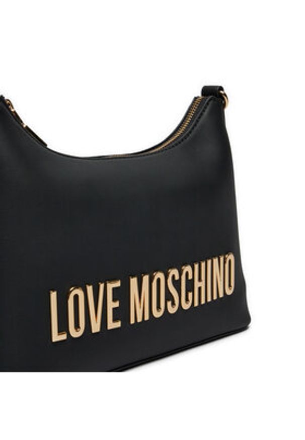 Love Moschino - LOVE MOSCHINO Torebka JC4025PP1LKD0000 Czarny. Kolor: czarny. Materiał: skórzane