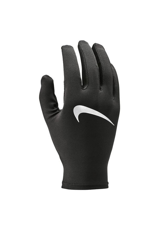 Nike - Męskie Rękawiczki Miler DriFIT. Kolor: czarny. Sport: turystyka piesza