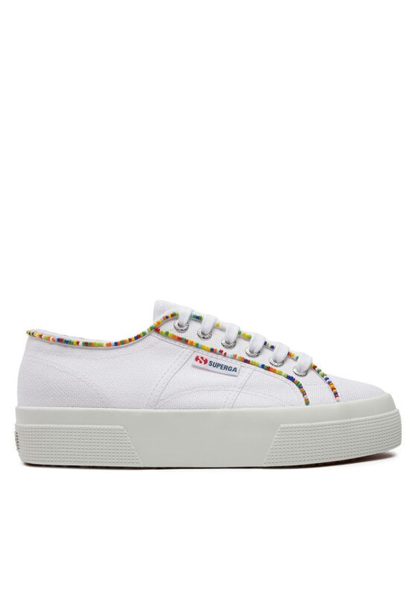 Superga Tenisówki Multicolor Beads 2740 S4131FW Biały. Kolor: biały. Materiał: materiał