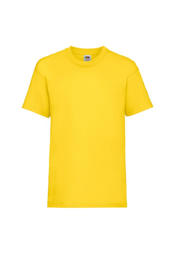 FRUIT OF THE LOOM - Koszulka Dziecięca Valueweight. Kolor: żółty