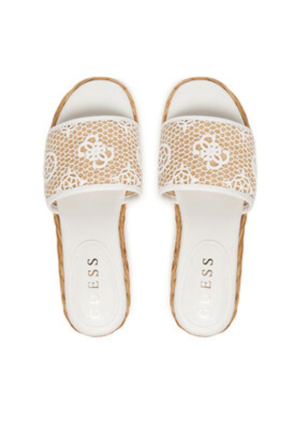 Guess Espadryle FLJBIA FAL04 Biały. Kolor: biały. Materiał: materiał