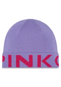 Pinko Czapka Calamaro 101507 A101 Fioletowy. Kolor: fioletowy. Materiał: wełna #1